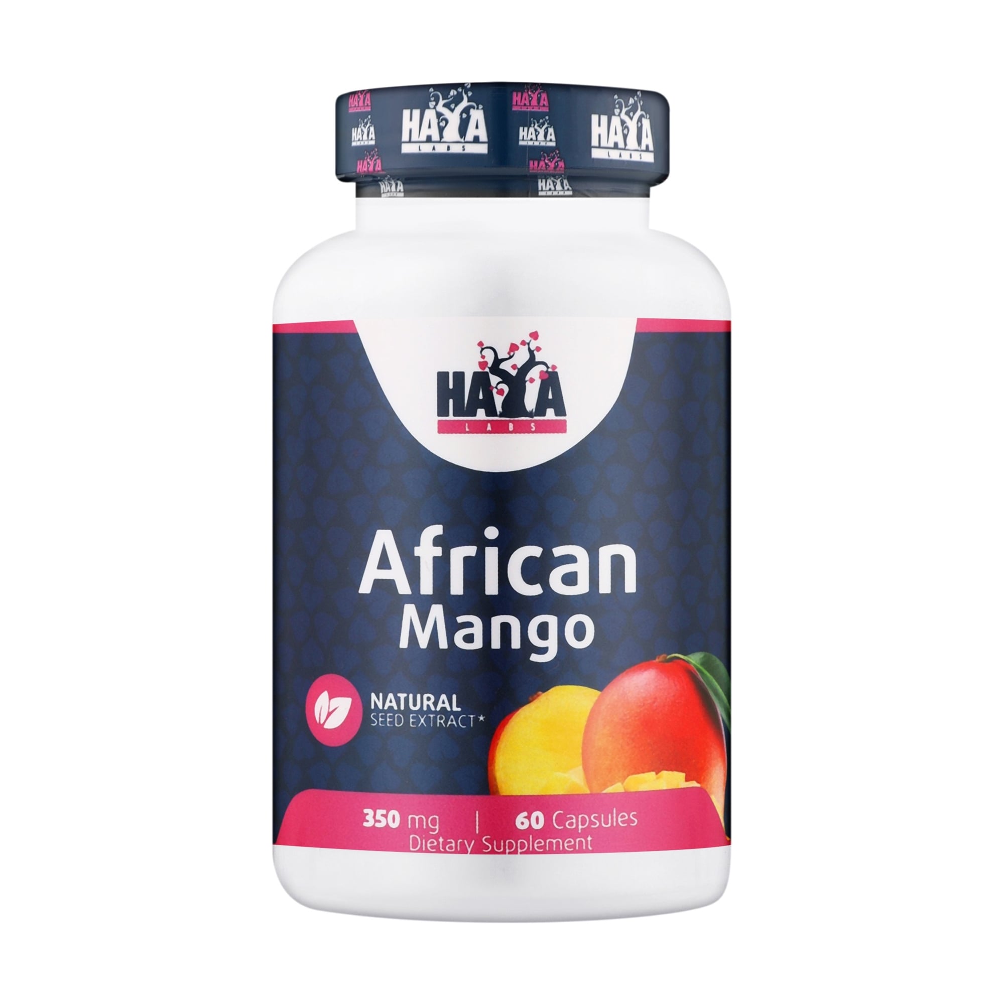 

Африканське манго Haya Labs African Mango 350 мг, 60 капсул