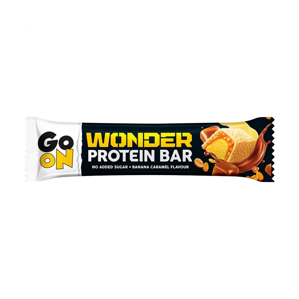 

Уцінка! Протеїновий батончик Go On Nutrition Wonder Protein Bar Бананова карамель, 45 г