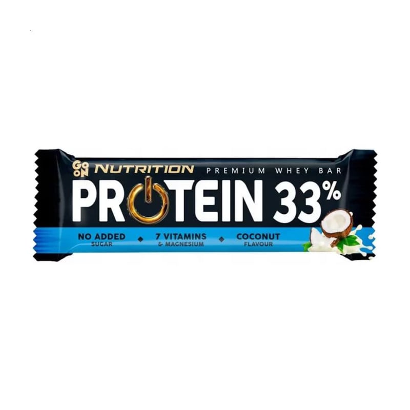 

Протеїновий батончик Go On Nutrition Protein 33% Bar Кокос, 50 г