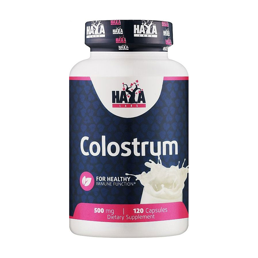 

Молозиво Haya Labs Colostrum, 500 мг, 120 капсул