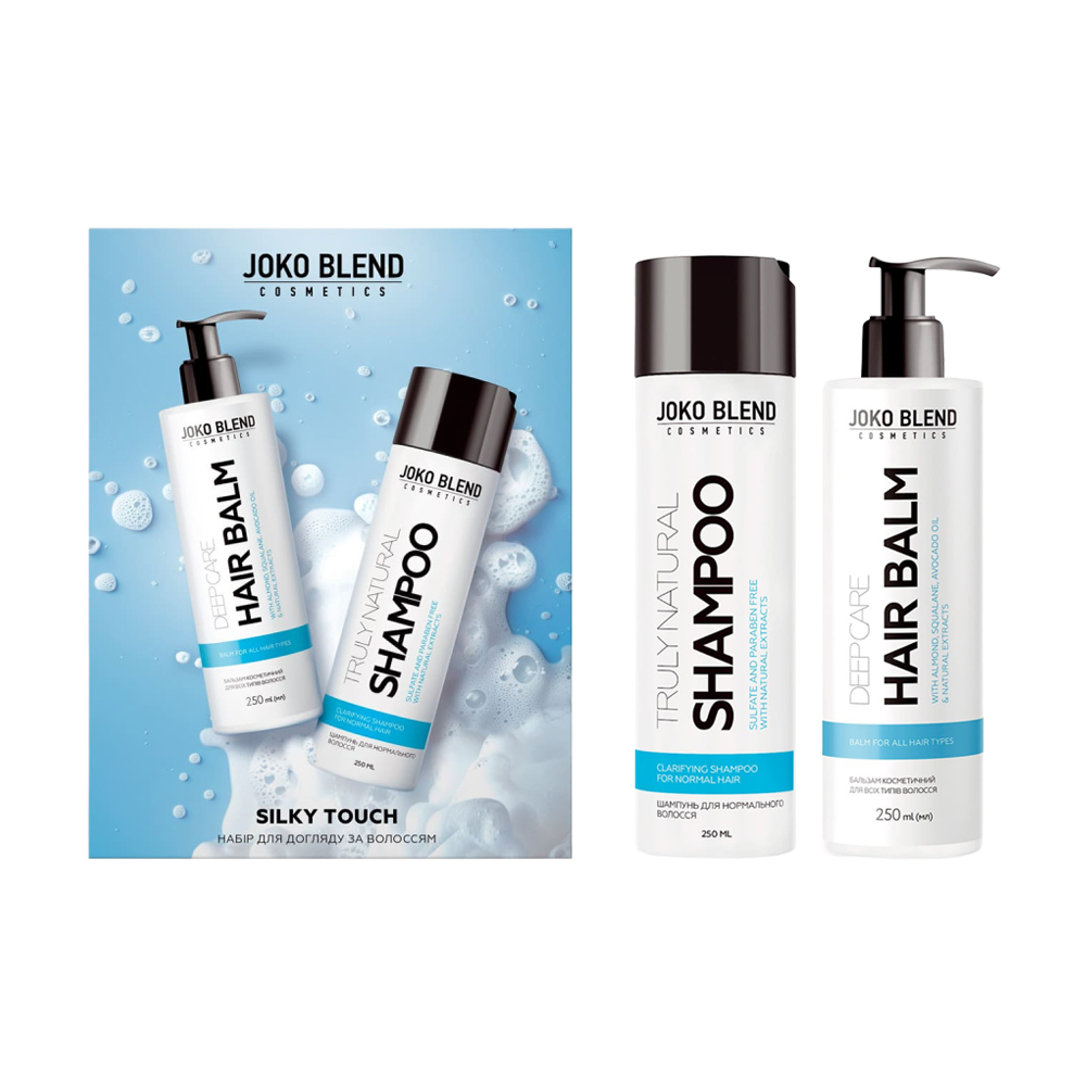 

Набір для догляду за волоссям Joko Blend Silky Touch (шампунь, 250 мл + бальзам, 250 мл)