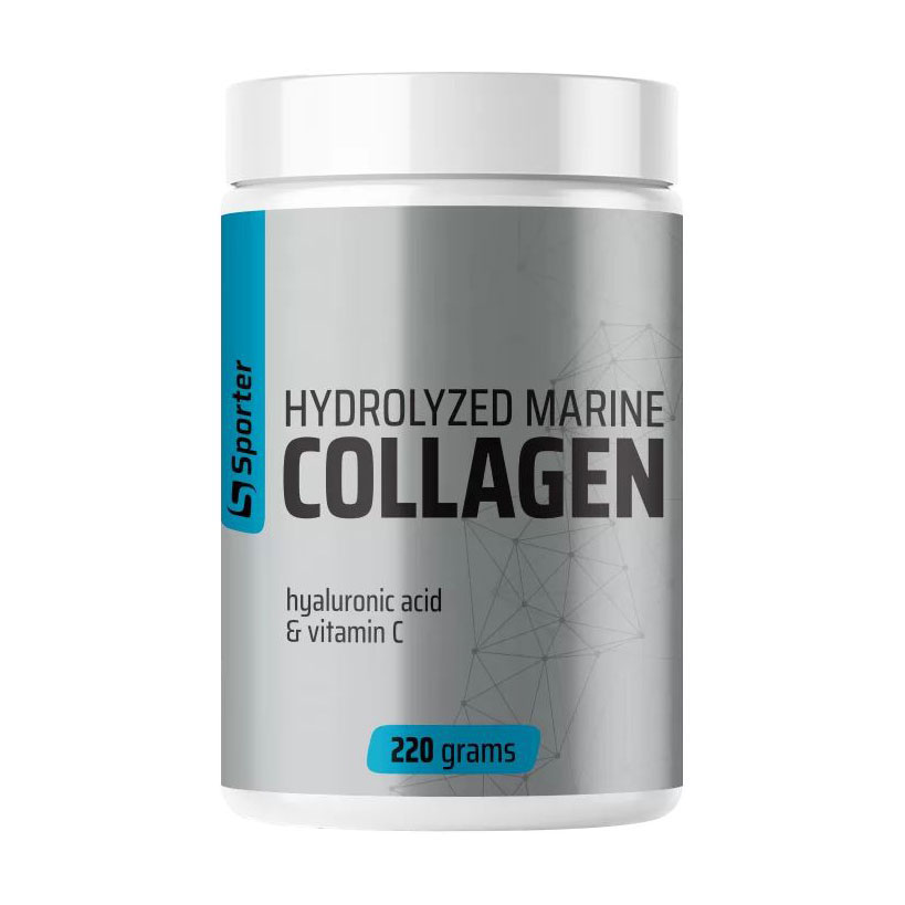 

Морський колаген з гіалуроновою кислотою Sporter Marine Collagen + Hyaluronic Acid Без смаку, в порошку, 300 г