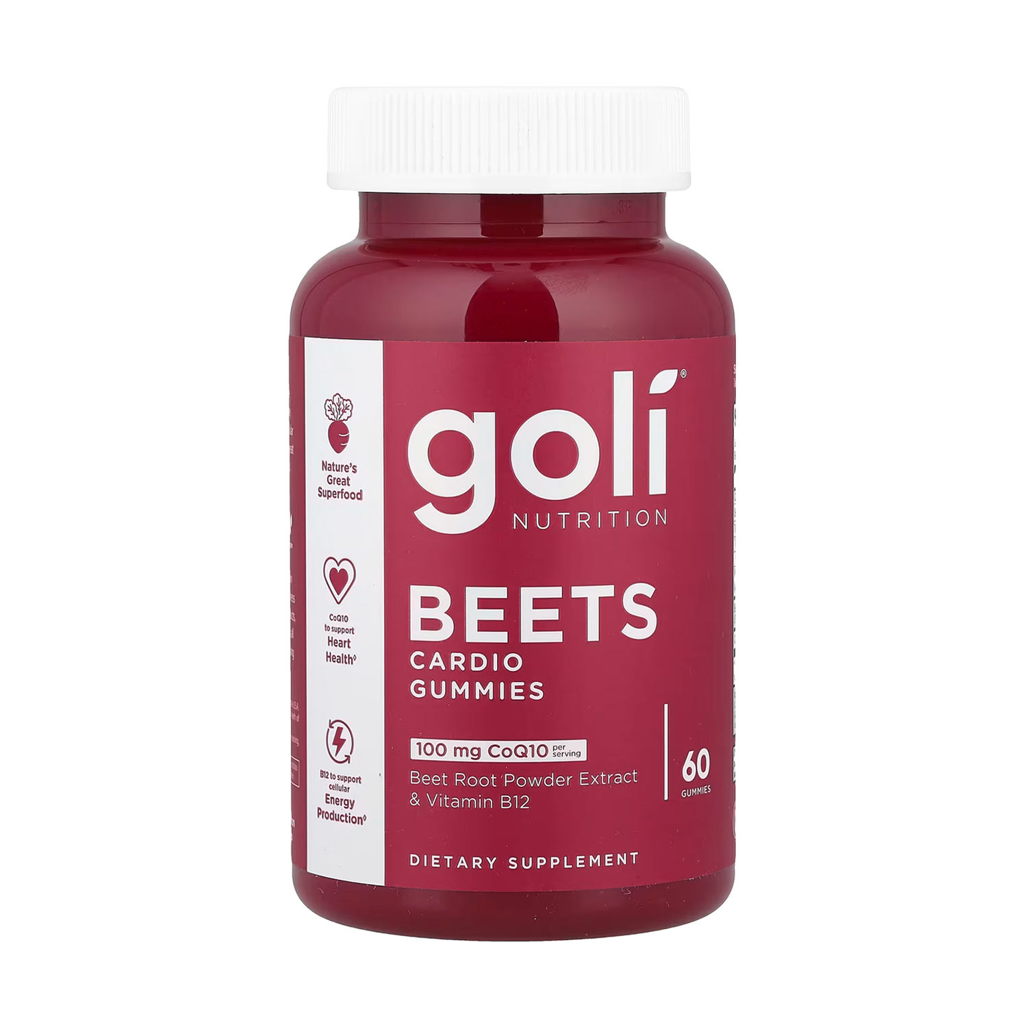 

Комплекс для серця goli Nutrition Beets Cardio, 60 жувальних цукерок