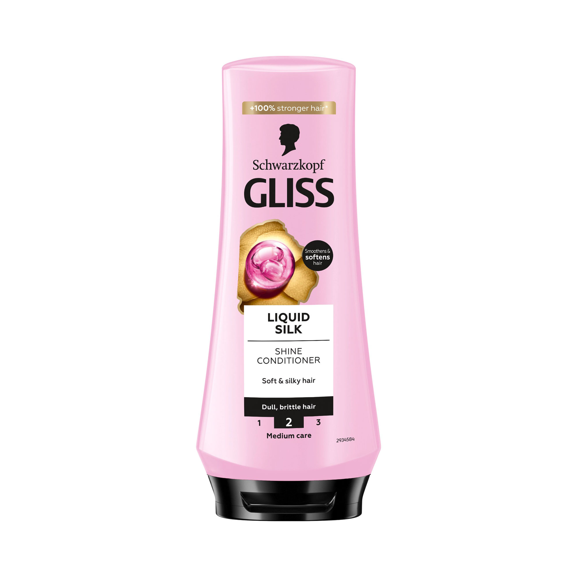 

Бальзам-ополіскувач Gliss Liquid Silk для ламкого та тьмяного волосся, 200 мл