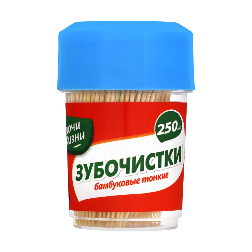

Зубочистки Мелочи Жизни бамбукові, 250 шт