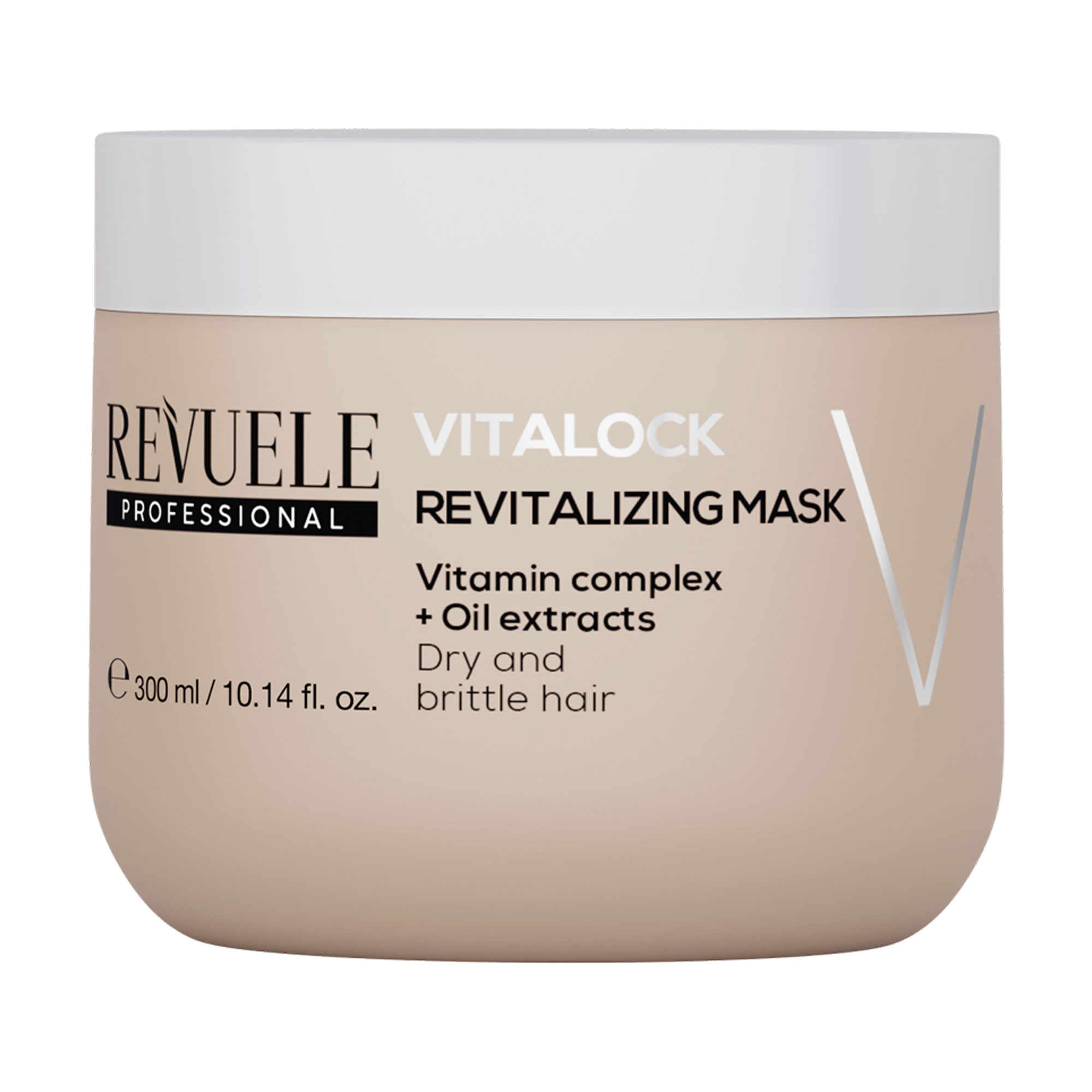 

Маска Revuele Professional Vitalock Revitalizing Mask для сухого та ламкого волосся, 300 мл