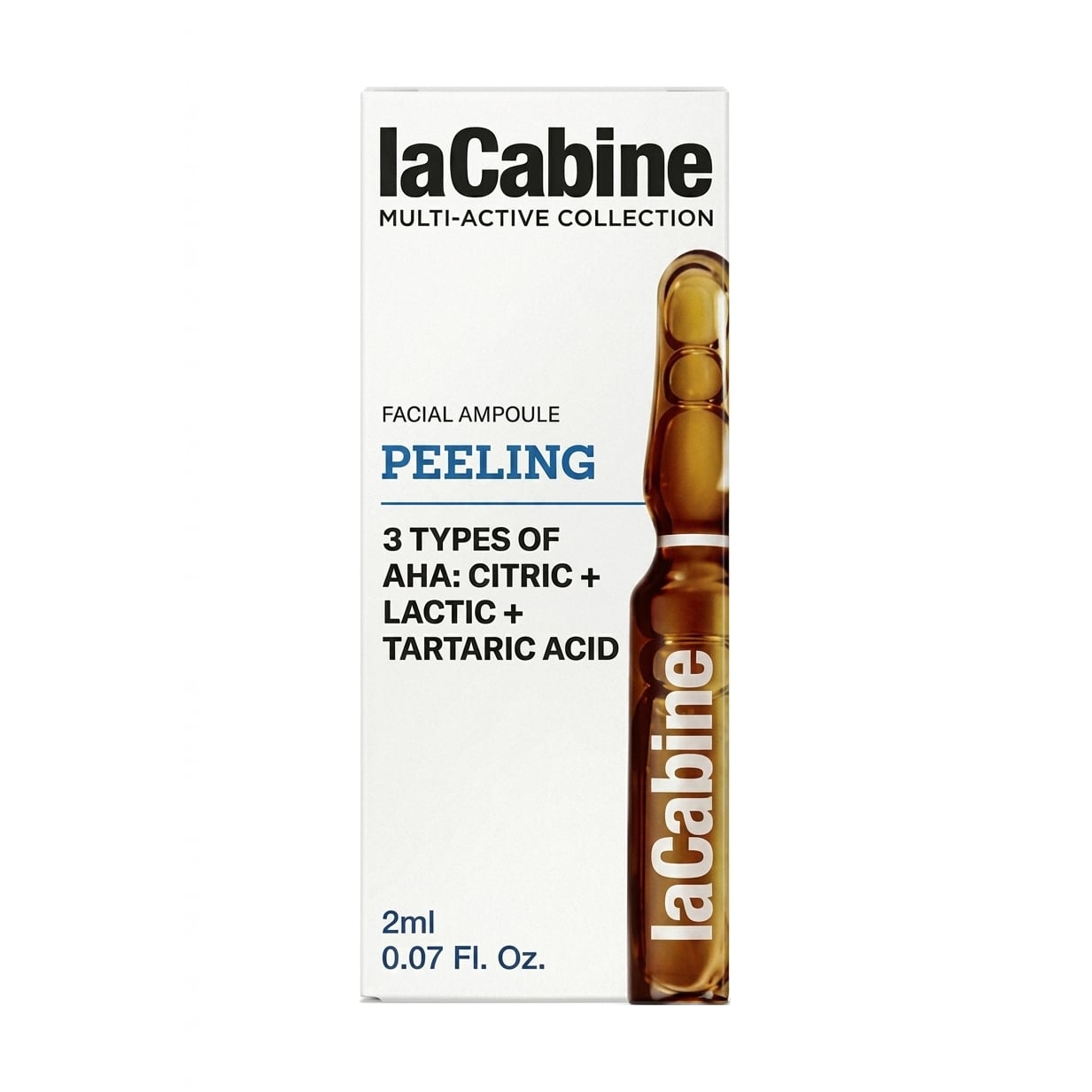 

Сироватка для обличчя La Cabine Peeling Facial Ampoule з AHA-кислотами, 2 мл