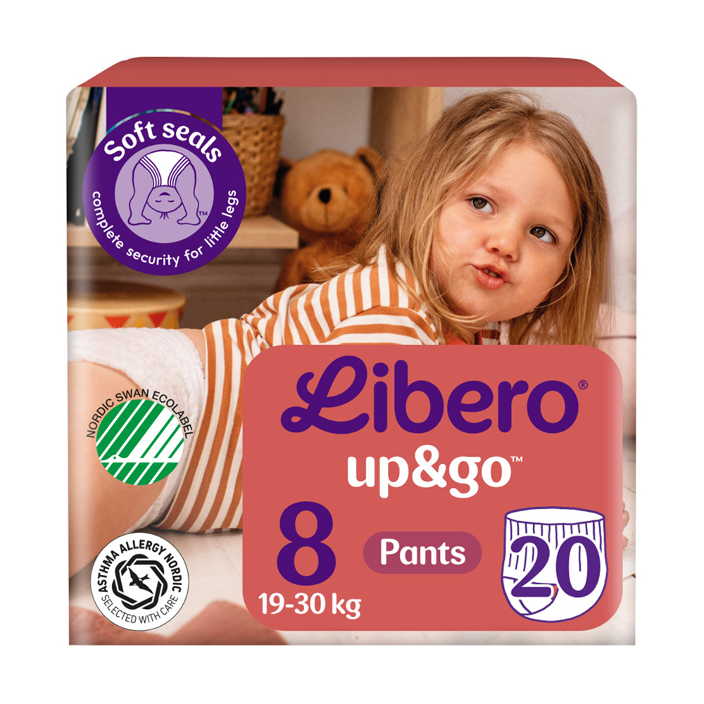 

Уцінка! Підгузники Libero Up&Go розмір 8 (19-30 кг), 20 шт