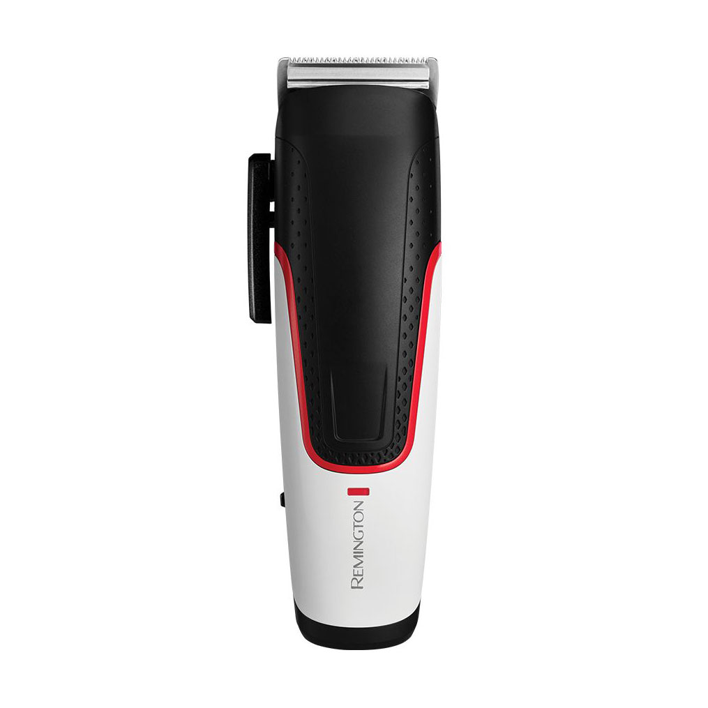 

Машинка для стрижки волосся Remington E51 Easy Fade Hair Clipper 19 насадок, з кейсом, чорно-біла (HC500)