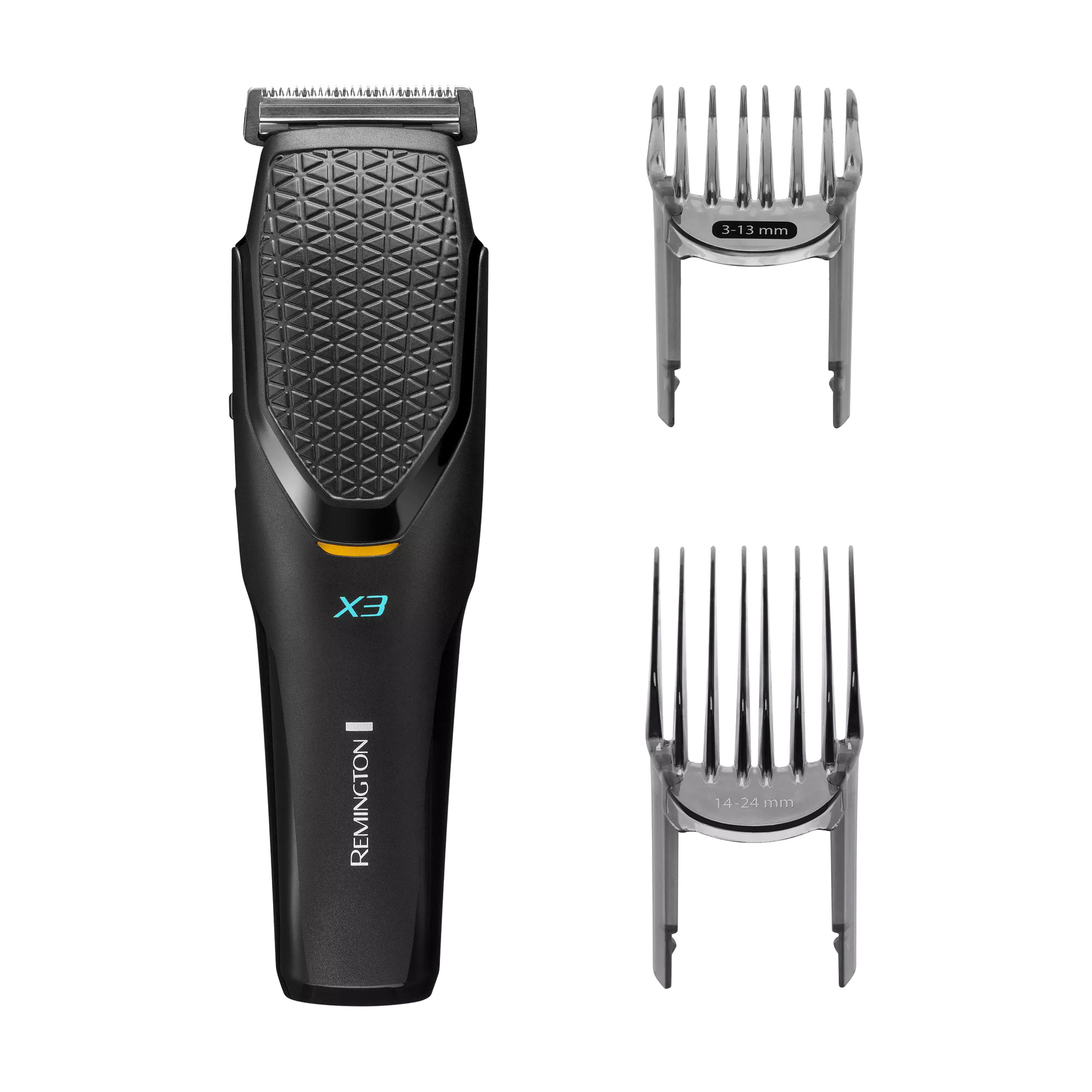 

Машинка для стрижки волосся Remington Power X Series X3, 2 насадки, чорна (HC3000)