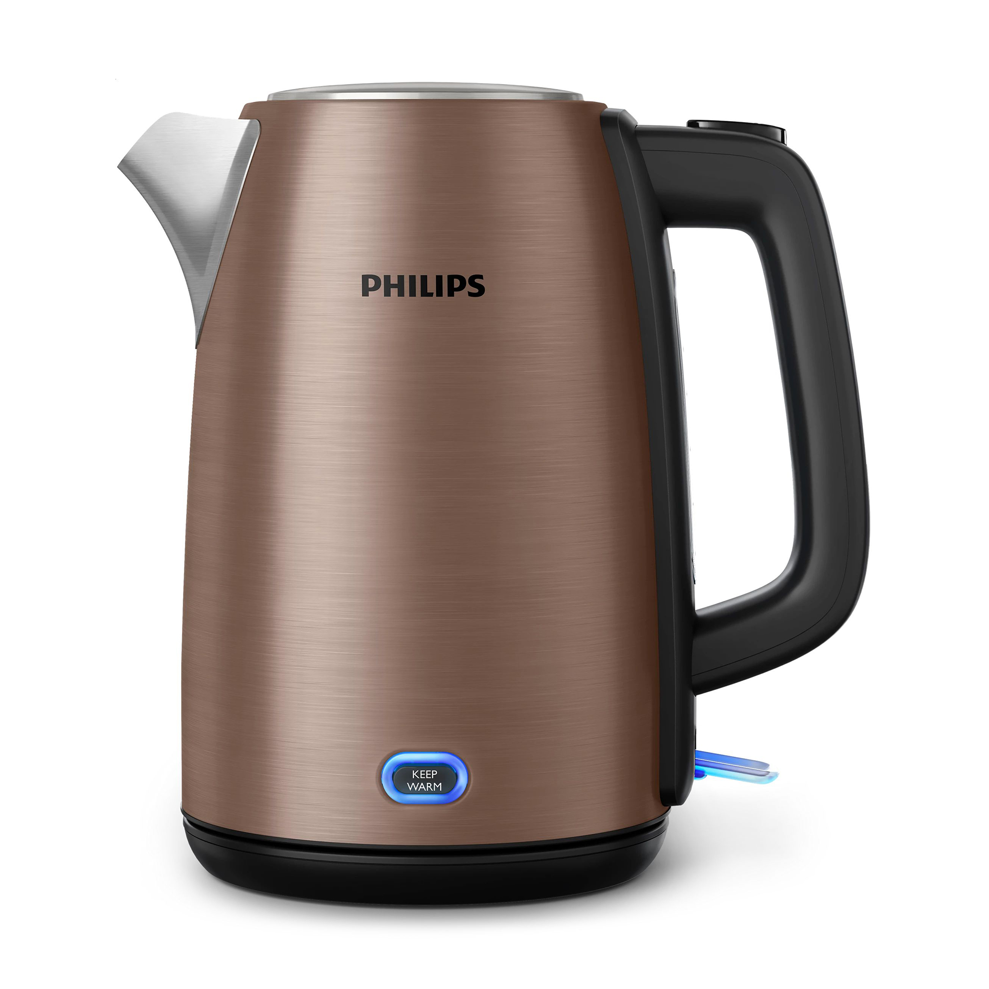 

Електрочайник PHILIPS Viva Collection мідно-чорний, 1.7 л (HD9355/92)