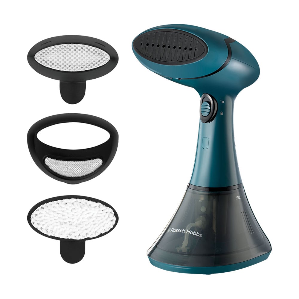 

Відпарювач компактний Russell Hobbs Steam Genie чорно-бірюзовий (27220-56)