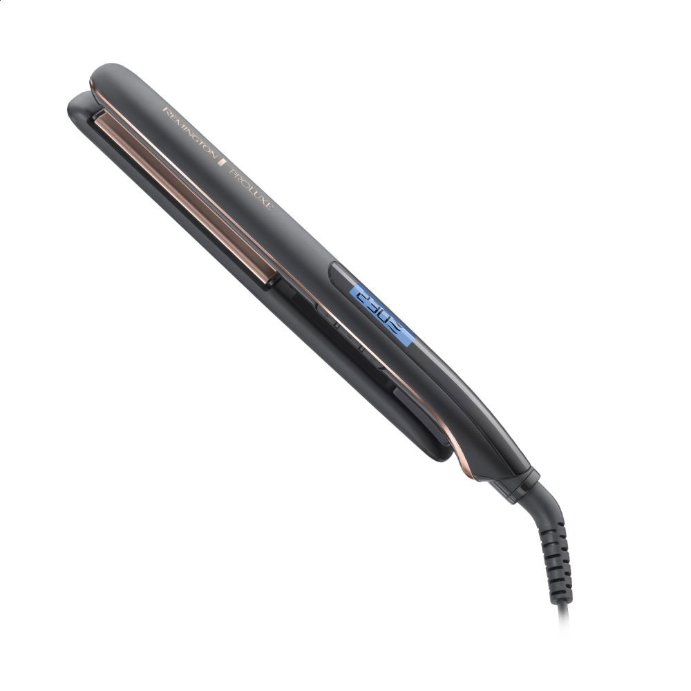 

Вирівнювач для волосся Remington ProLuxe Midnight Edition з дисплеєм, чорний (S9100B)