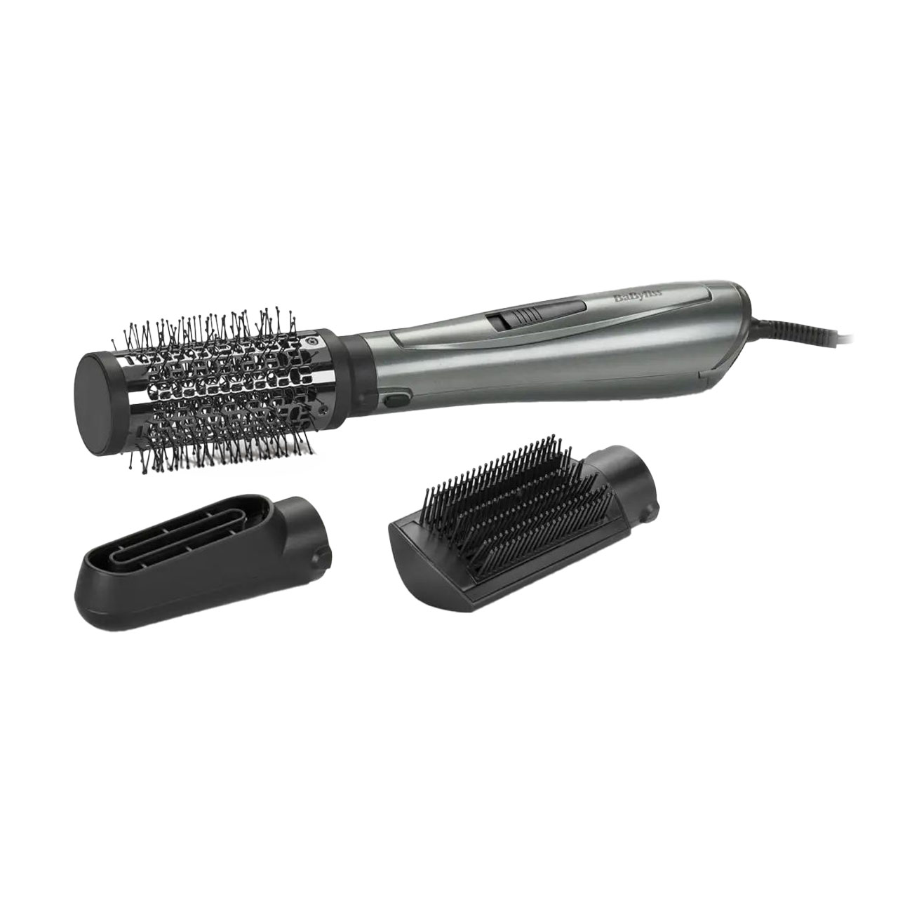 

Фен-щітка для волосся BaByliss Xanadu 3 насадки, сірий (AS261E)