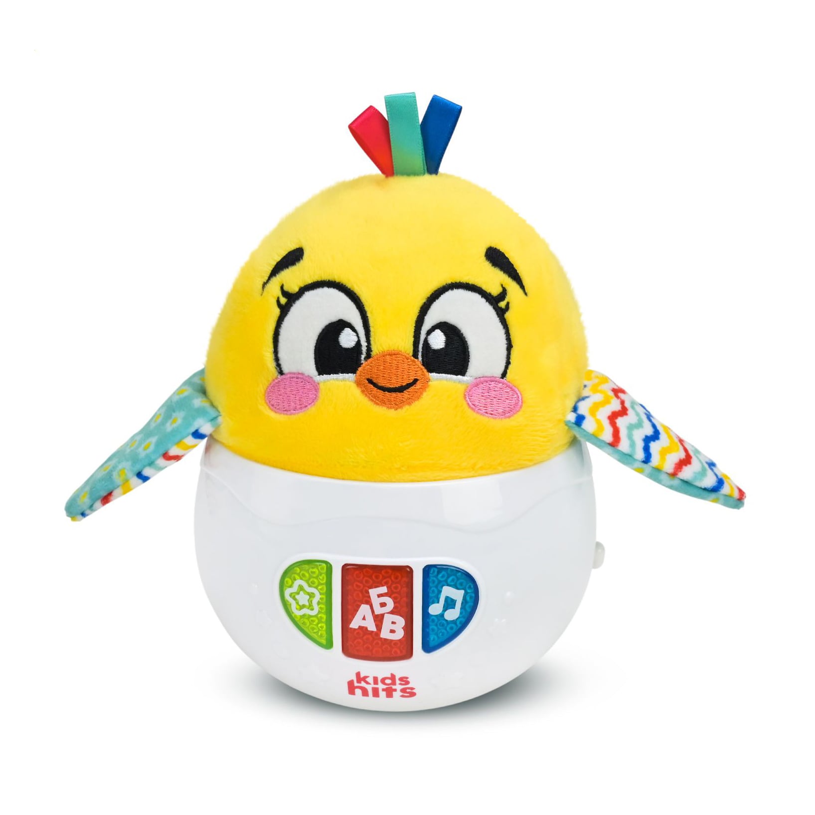 

Розвивальна іграшка-неваляшка Kids Hits Курча, від 6 місяців (KH64/002)