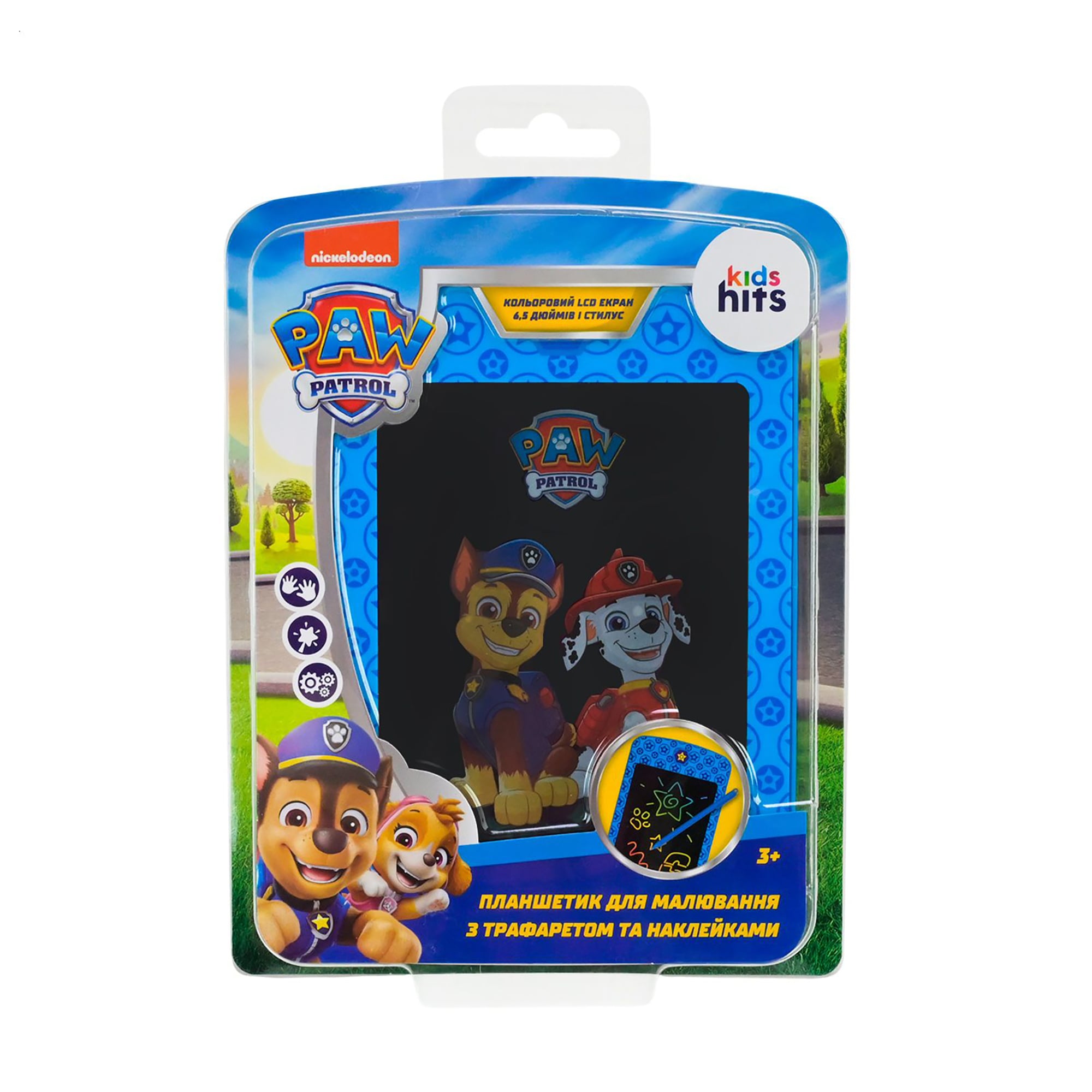 

Планшет для малювання Kids Hits Paw Patrol, LCD екран 8.5, синій, від 3 років (KH74/001L)