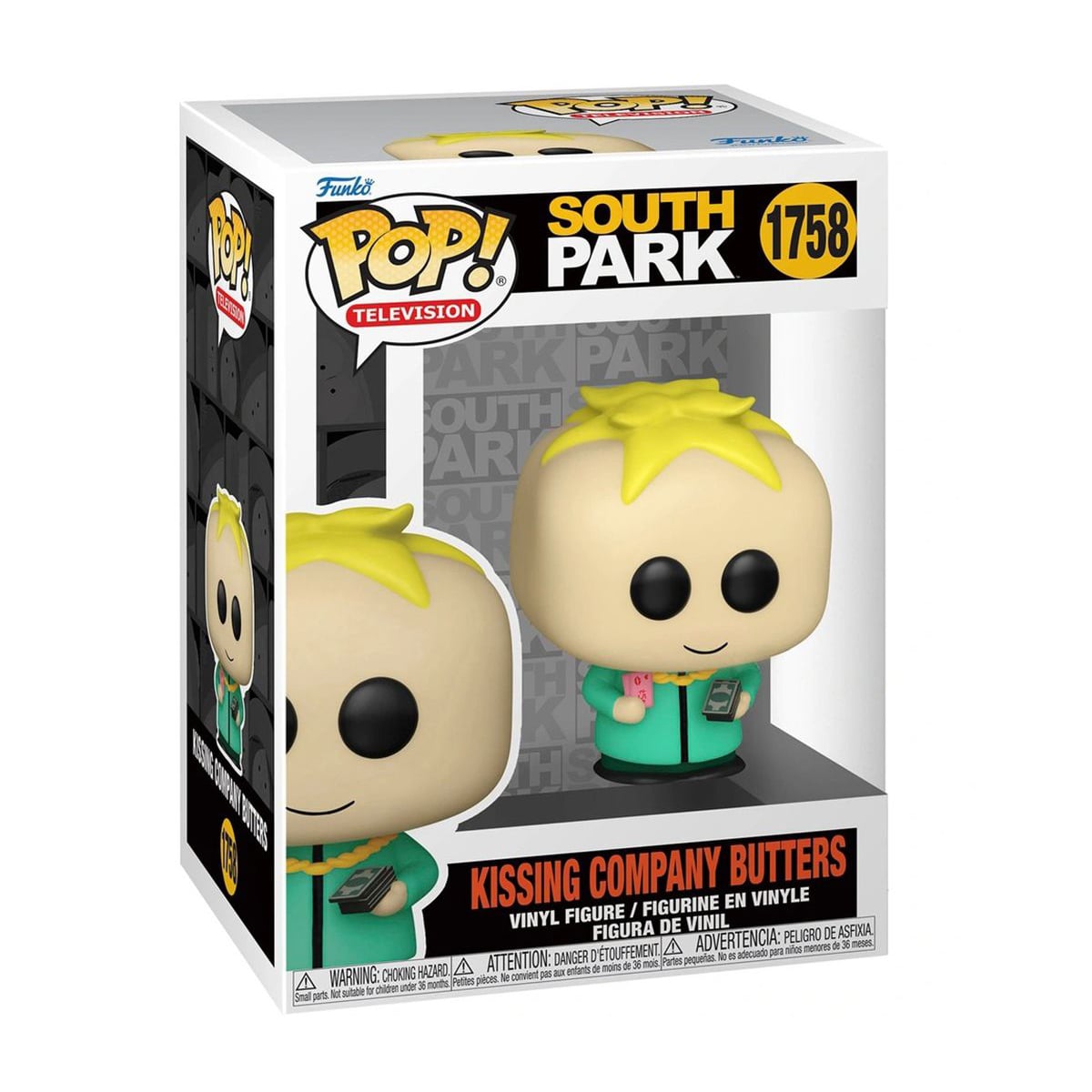 

Ігрова фігурка Funko POP! серії Південний парк Баттерс Стотч (компанія поцілунків), 9.6 см, від 3 років (86304)