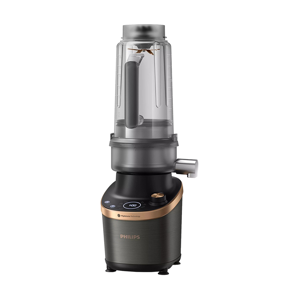 

Блендер стаціонарний PHILIPS Flip & Juice чорний (HR3770/00)