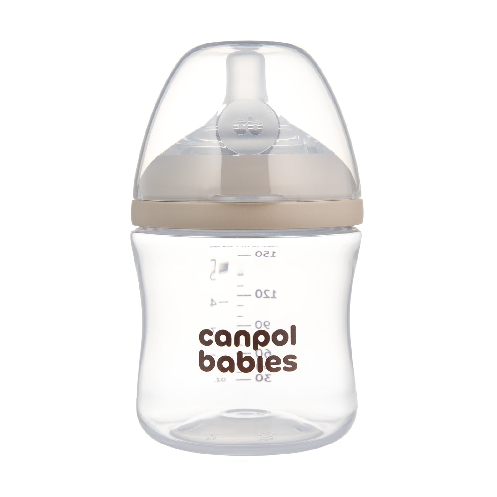 

Антиколікова пляшечка для годування Canpol Babies Natural Shape з соскою Dual-Zone, з народження, 150 мл (35/400)