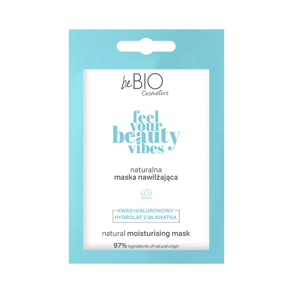 

Зволожувальна маска для обличчя beBIO Feel Your Beauty Vibes Natural Moisturising Mask, 10 мл