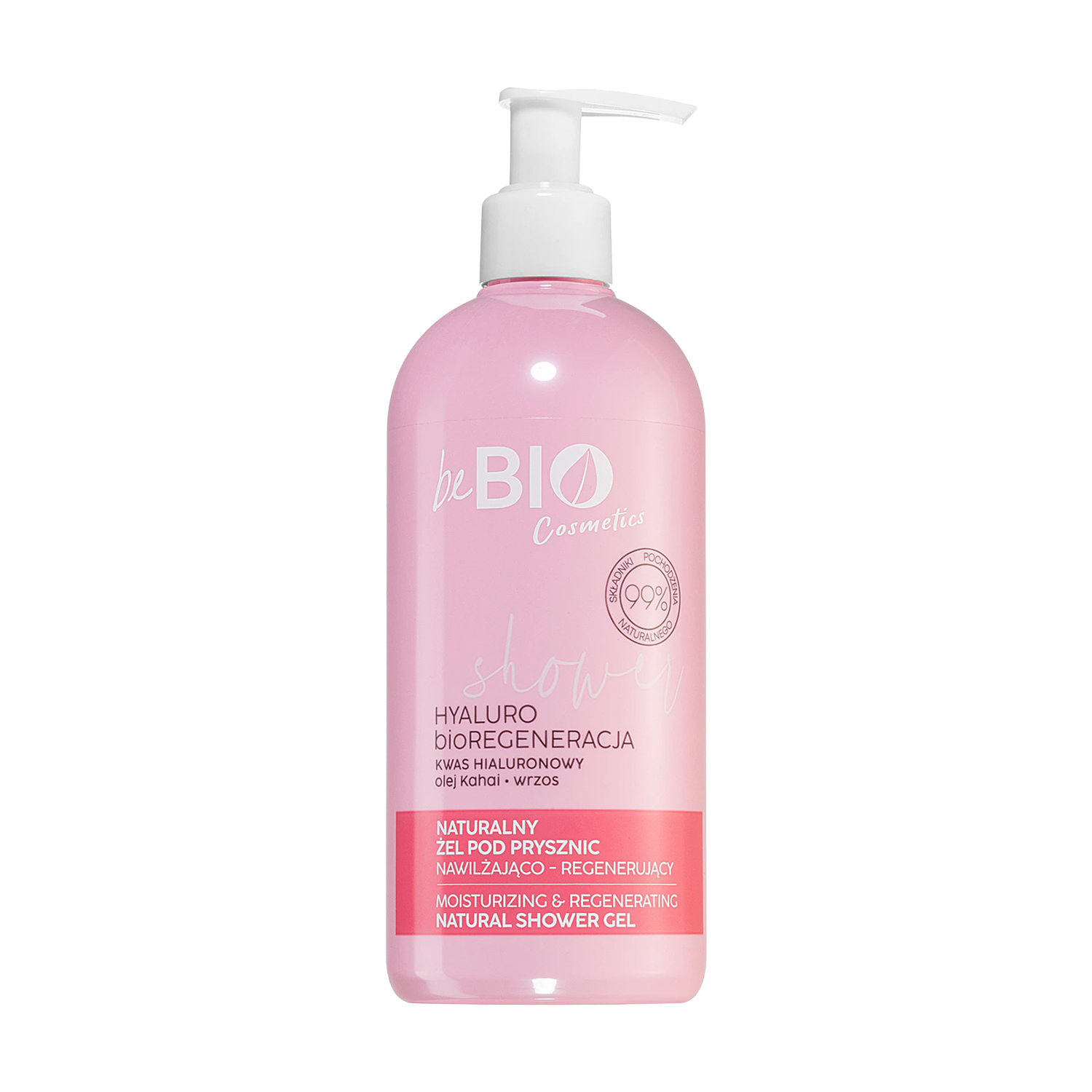 

Зволожувальний відновлювальний гель для душу beBIO Moisturizing & Regenerating Natural Shower Gel, 350 мл