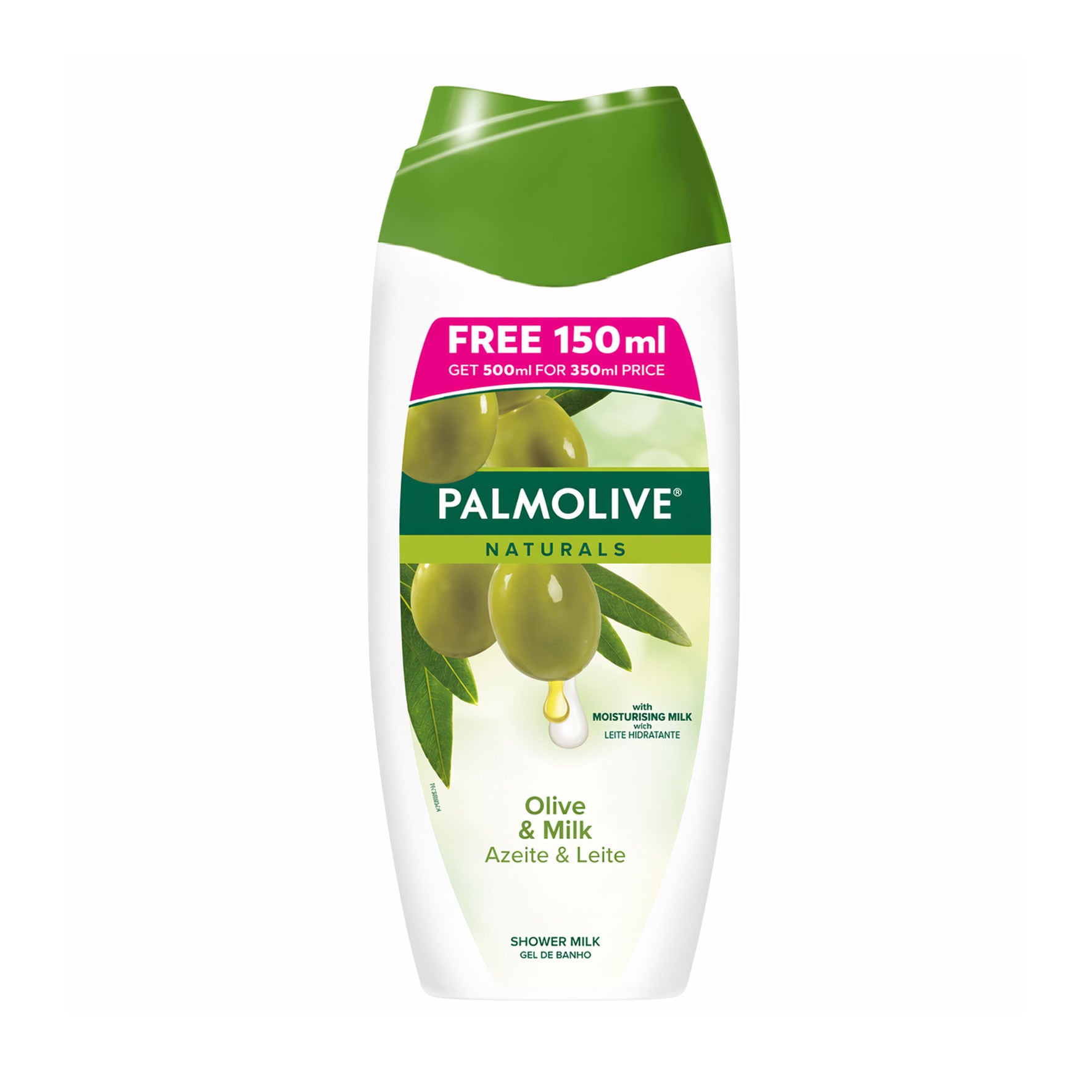 

Гель-крем для душу Palmolive Натурель Інтенсивне зволоження, з екстрактом оливи та зволожувальним молочком, 500 мл