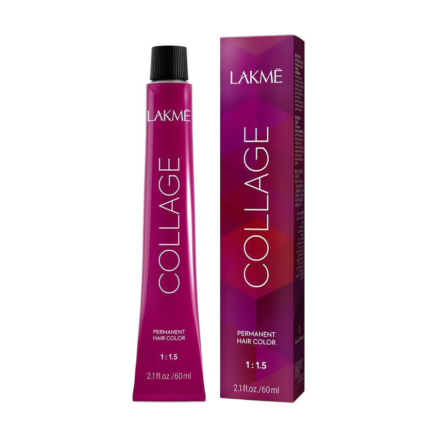 

Перманентна фарба для волосся Lakme Collage Creme Hair Color 5/55 Intense Mahogany Light Brown, 60 мл