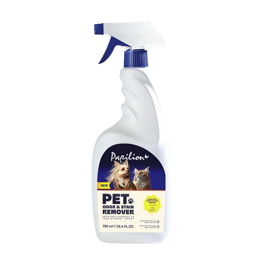

Засіб для видалення плям та запахів від домашніх тварин Papilion Pet Odor & Srain Remover, 750 мл