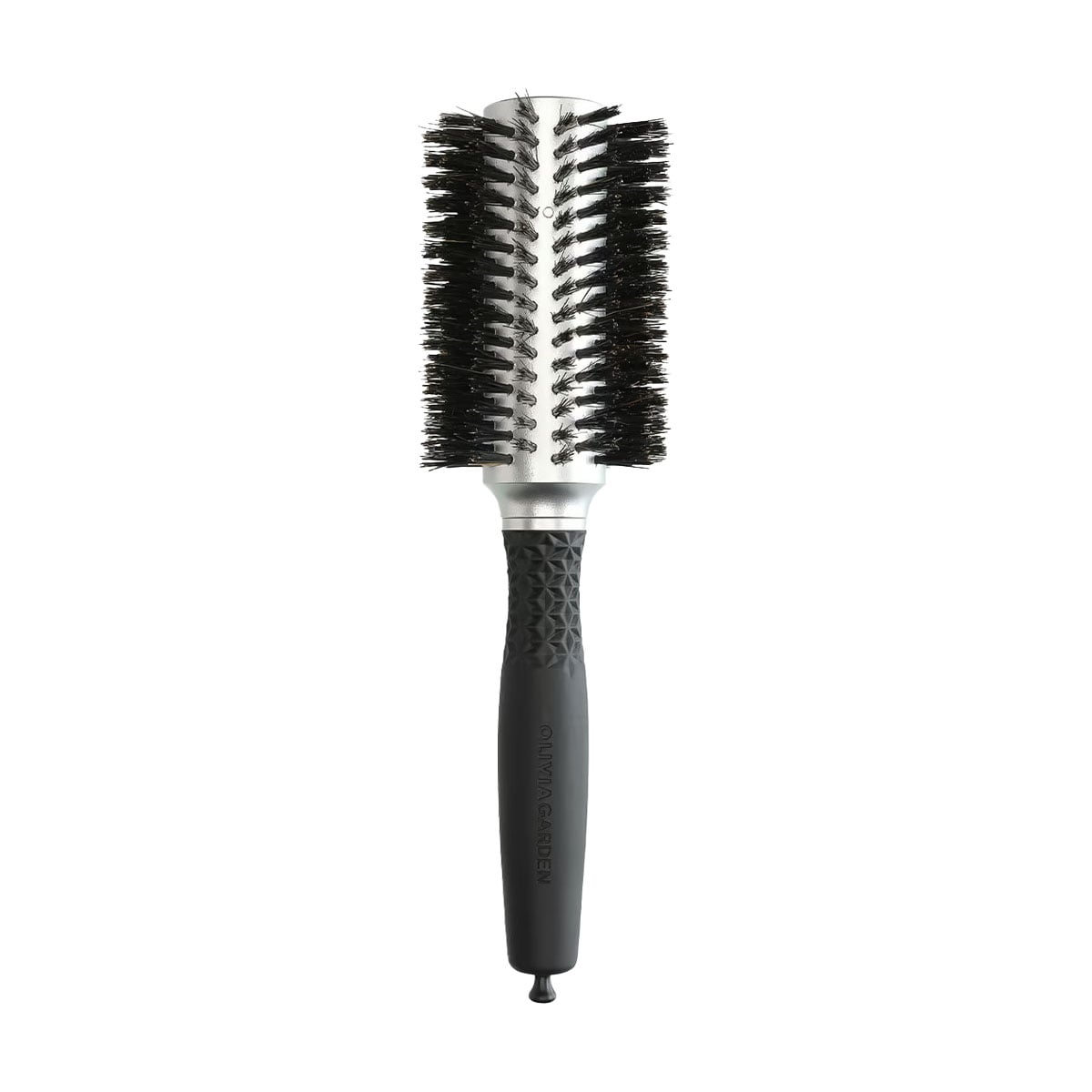

Браш для волосся Olivia Garden Essential Blowout Soft Boar Bristles, Silver, діаметр 35 мм, 1 шт