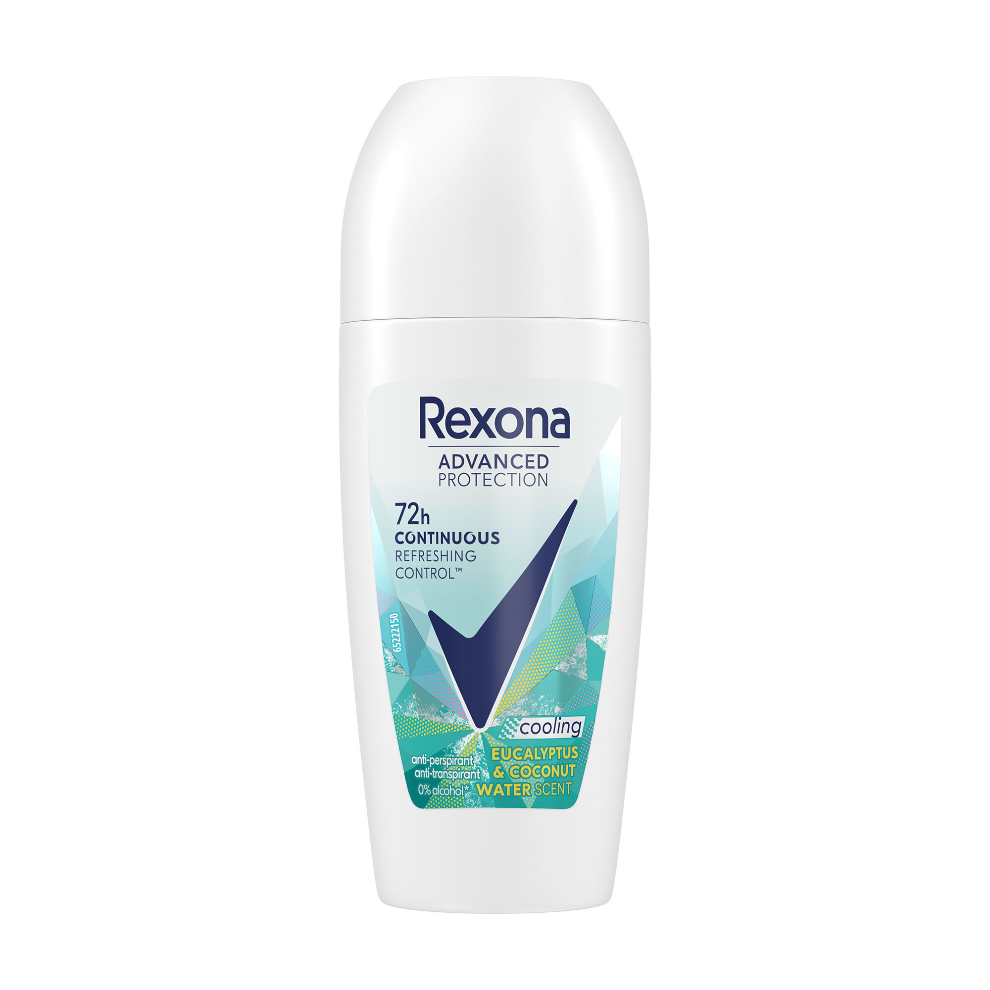 

Кульковий антиперспірант Rexona Advanced Protection 72H Continuous Refreshing Control Охолоджувальний Евкаліпт та кокосова вода, жіночий, 50 мл