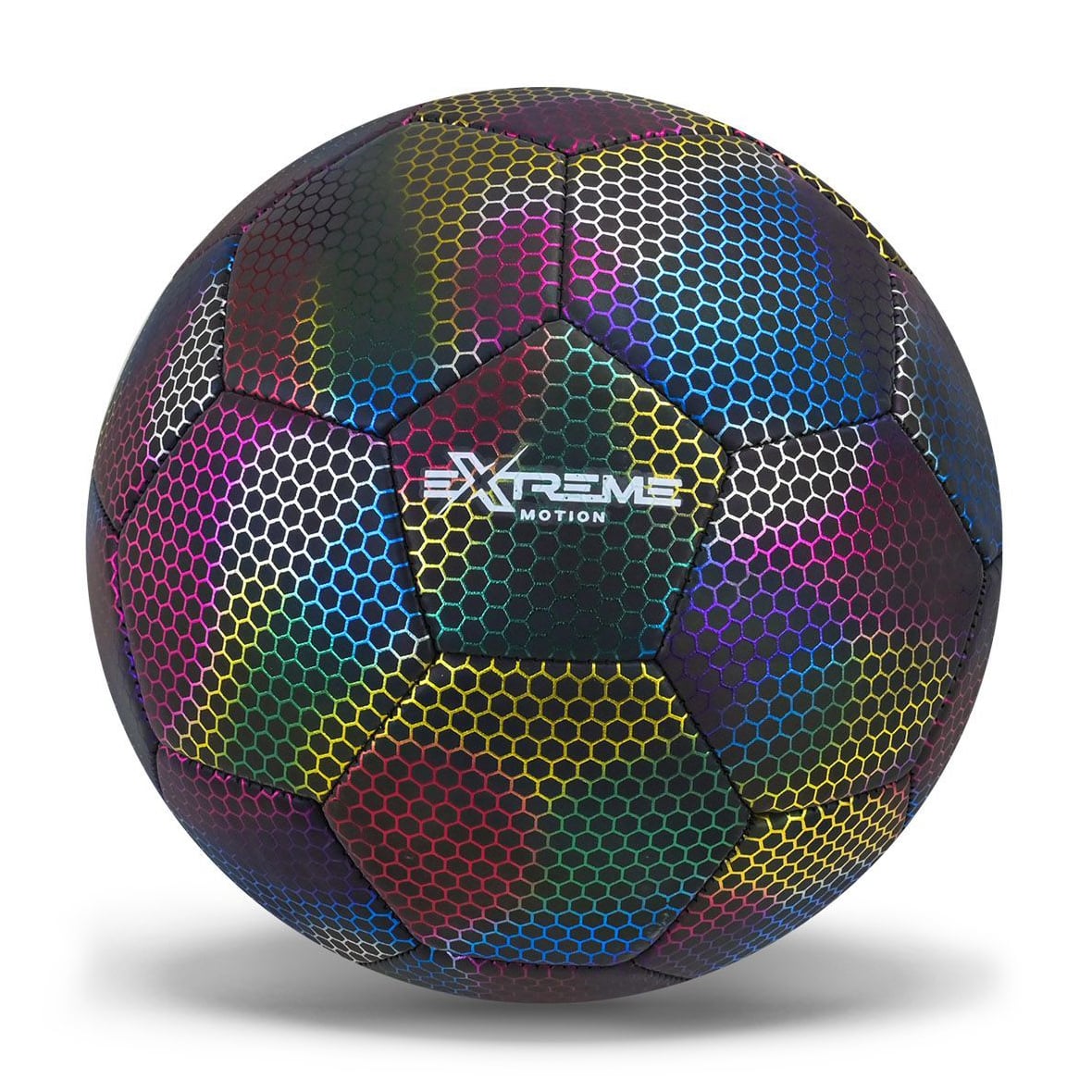 

М'яч футбольний Shantou Jinxing Extreme Motion No 5, світловідбивний, від 3 років, 380 г (FB25686)