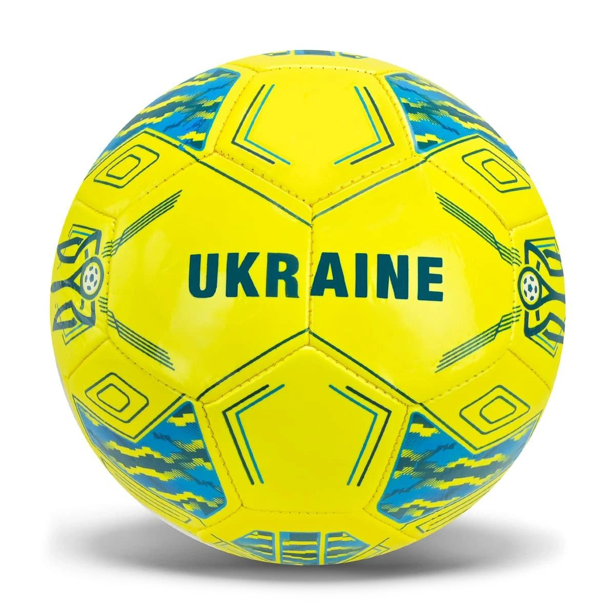 

М'яч футбольний Shantou Jinxing Ukraine No 5, від 3 років, 280 г (FU2581)