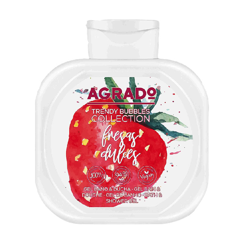 

Гель для ванни та душу Agrado Trendy Bubbles Collection Bath & Shower Gel Sweet Strawberry, 750 мл