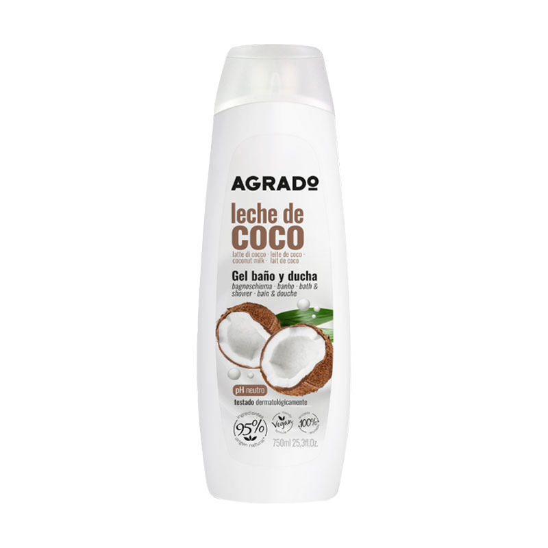 

Гель для ванни та душу Agrado Bath & Shower Gel Coconut Milk, 750 мл
