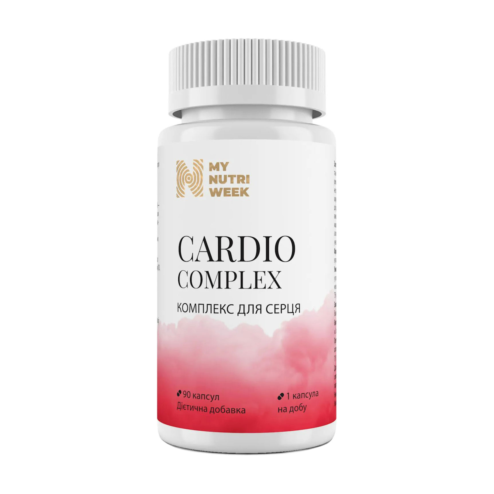

Комплекс для серця My Nutri Week Cardio Complex, 90 капсул
