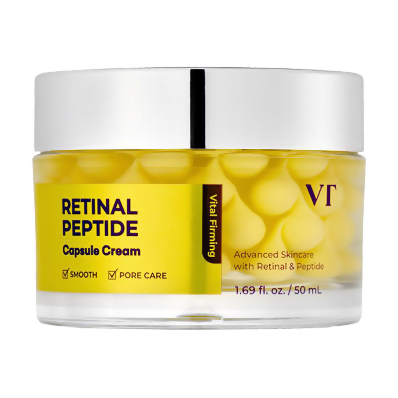Крем для обличчя VT Cosmetics Retinal Peptide Capsule Cream з ретиналем та пептидами, 50 мл
