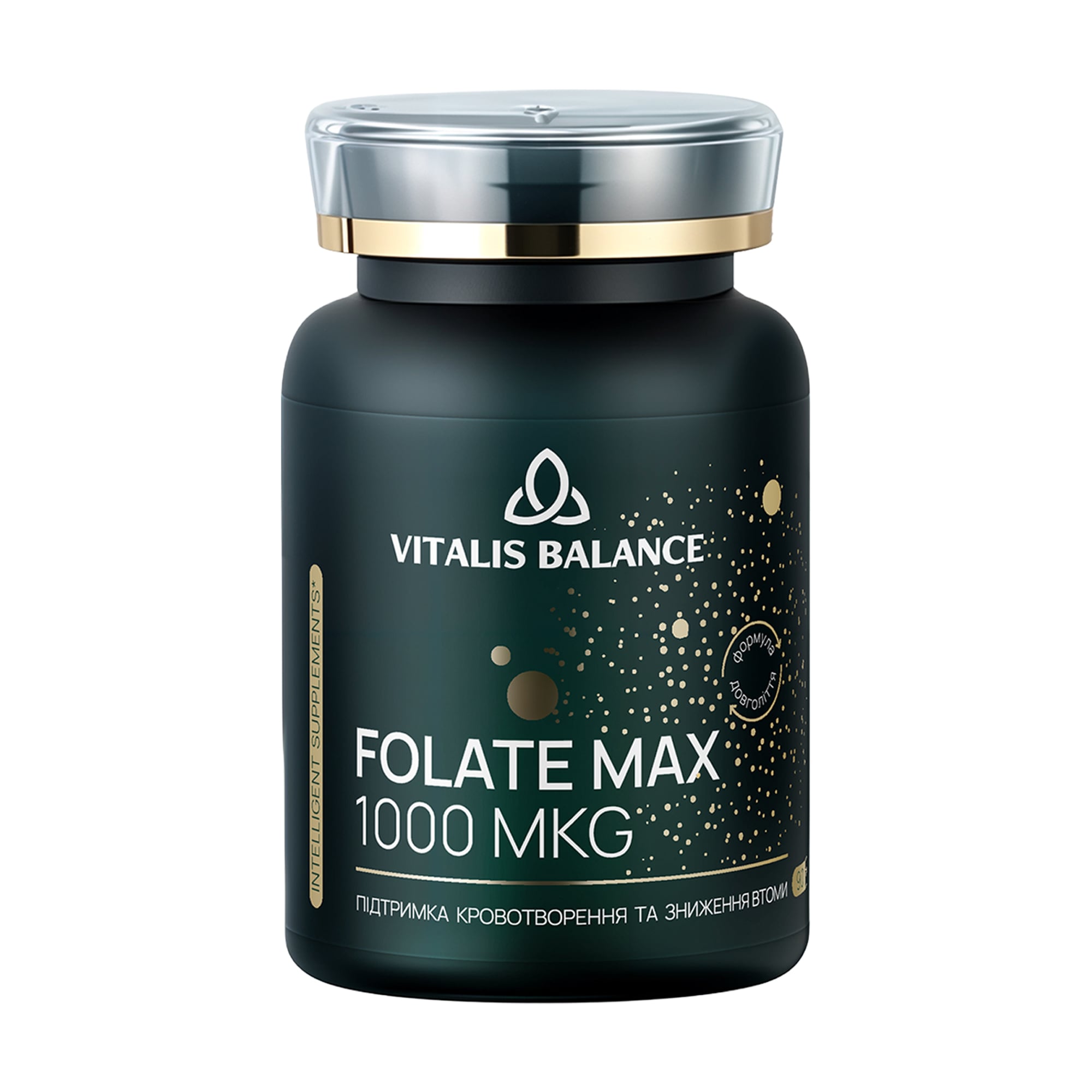 

Фолат Vitalis Balance Folate Max, 1000 мкг, 90 таблеток