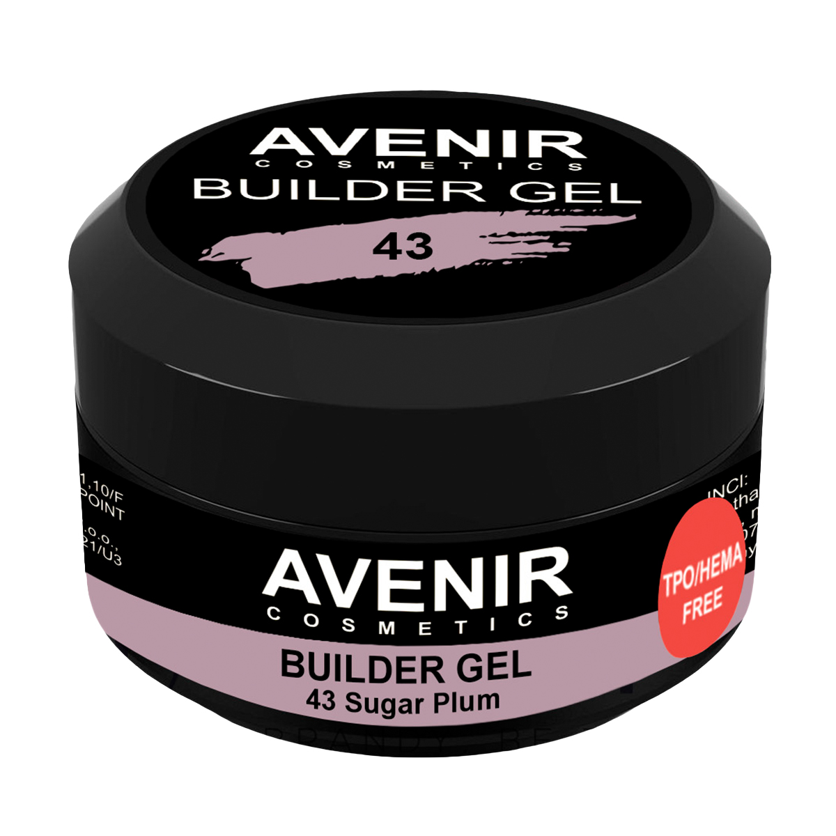 

Гель для нарощування нігтів Avenir Cosmetics Builder Gel Pro 43 Sugar Plum, 50 мл