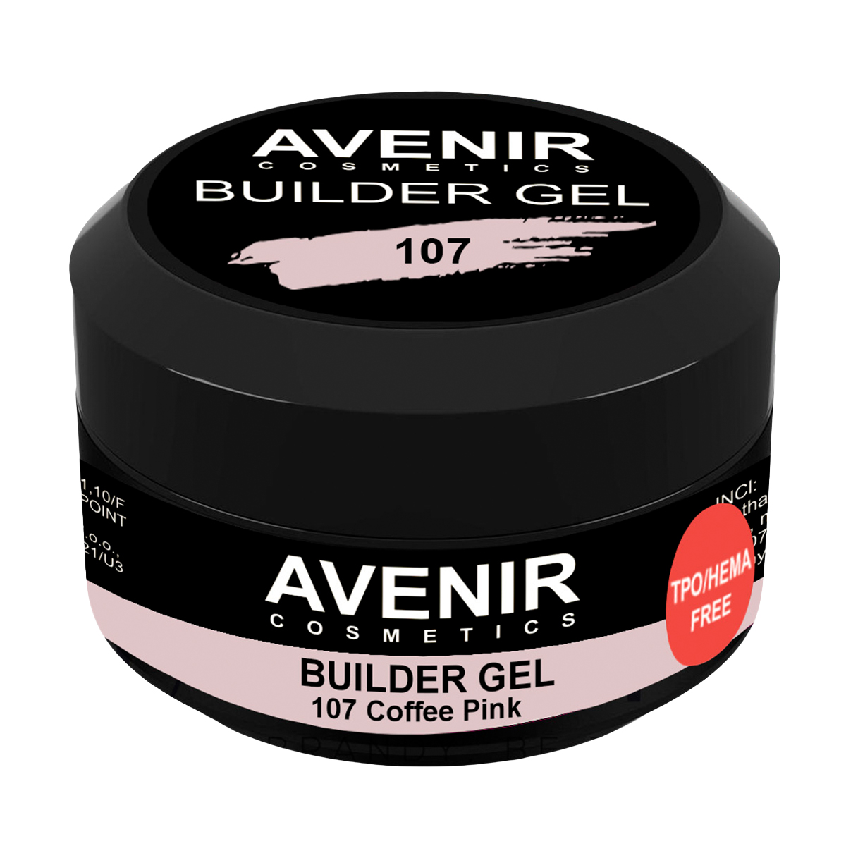 

Гель для нарощування нігтів Avenir Cosmetics Builder Gel Pro 107 Coffee Pink, 15 мл