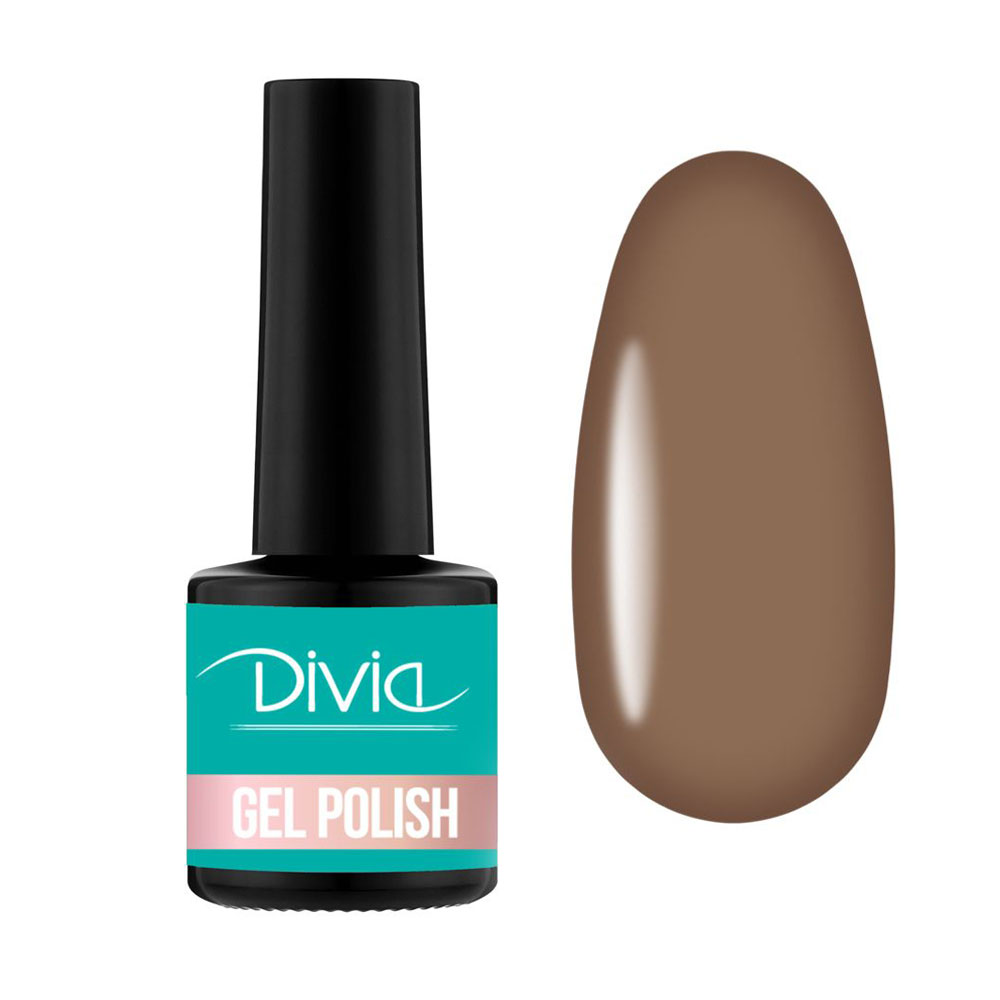 

Гель-лак для нігтів Divia Chocolate Gel Polish Di1233, CH020 Caramel Choco, 8 мл