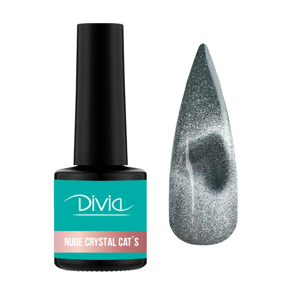 

Гель-лак для нігтів Divia Nude Crystal Cat's Di1249, NC010, 8 мл