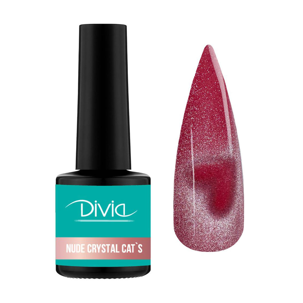 

Гель-лак для нігтів Divia Nude Crystal Cat's Di1249, NC030, 8 мл
