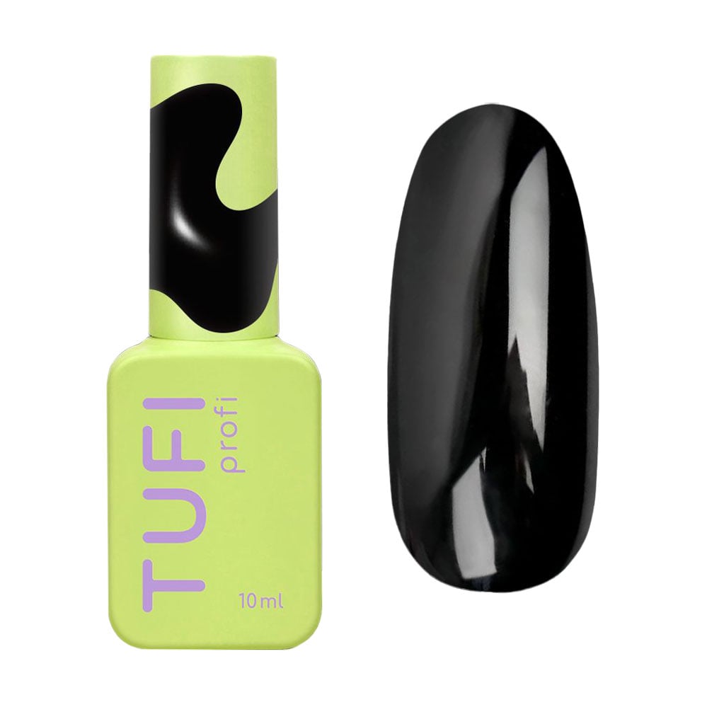 

Гель-лак для нігтів Tufi profi Gel Polish 02 Ultra Black, 10 мл