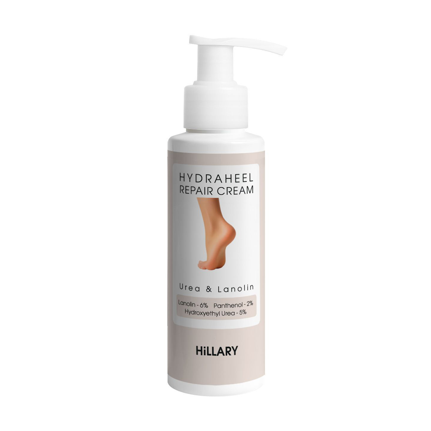 

Відновлювальний крем для ніг Hillary HydraHeel Urea & Lanolin Repair Cream для сухої та потрісканої шкіри, 100 мл