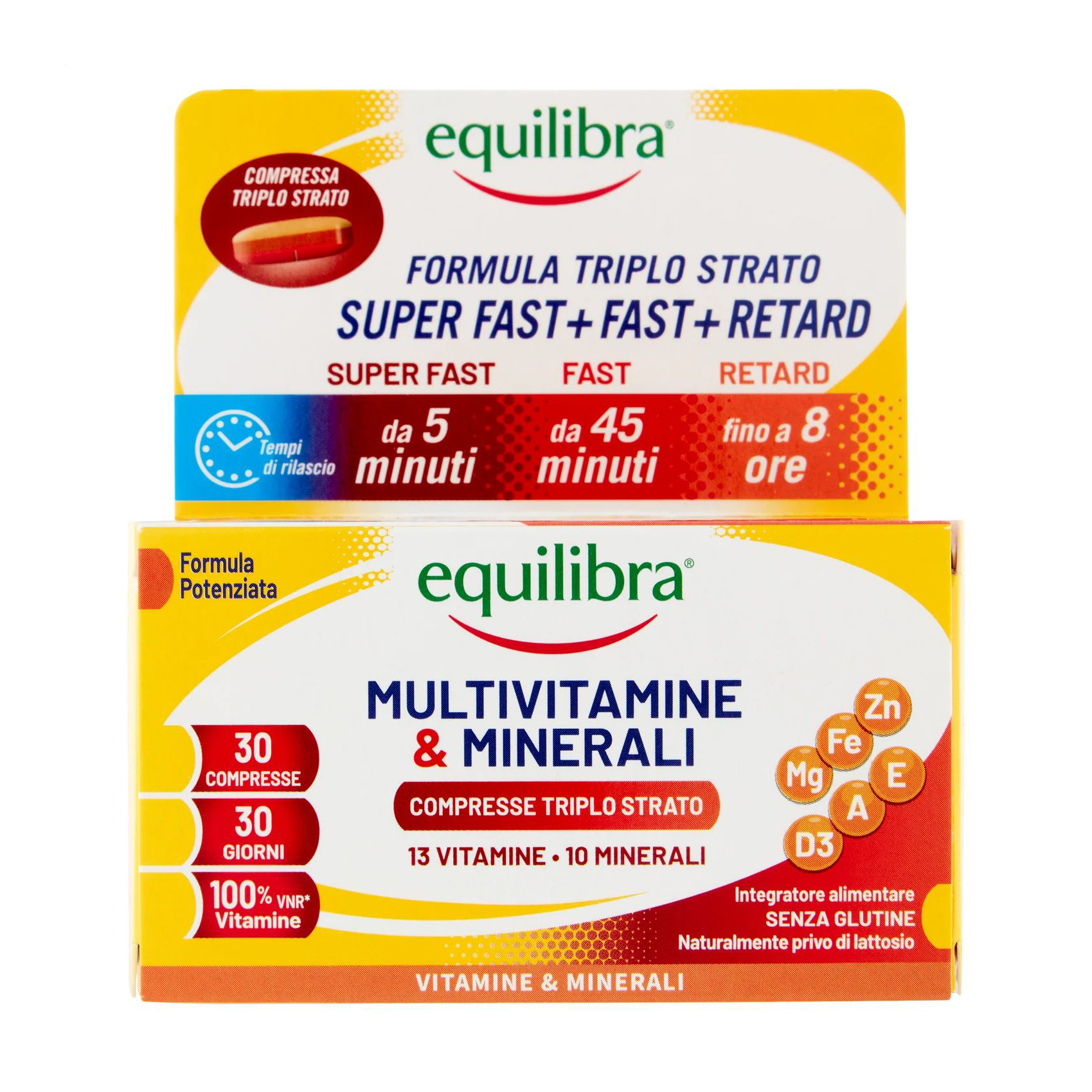 

Мультивітаміни та мінерали equilibra Multivitamine & Minerali, 30 таблеток