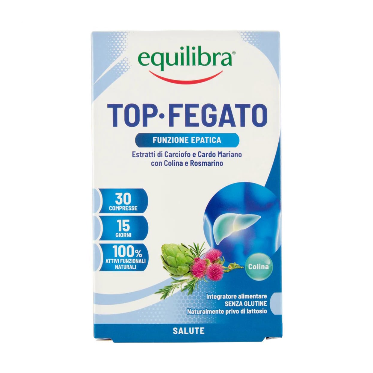 

Комплекс для печінки equilibra Top-Fegato, 30 таблеток