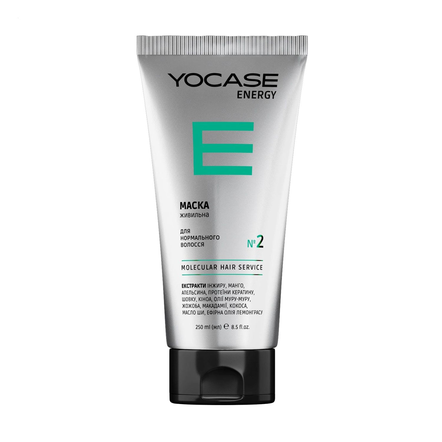 

Живильна маска Green Pharm Cosmetic Yocase Energy 2 Molecular Hair Service для нормального волосся, 250 мл