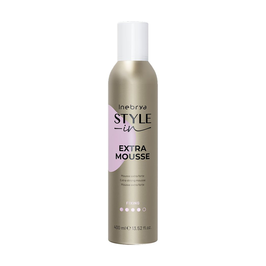 

Мус для волосся Inebrya Extra Mousse Екстрасильна фіксація, 400 мл