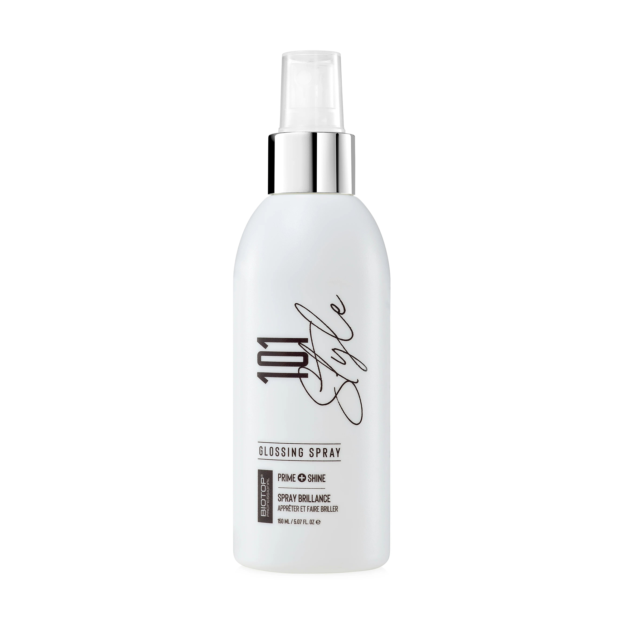 

Спрей Biotop Professional 101 Style Prime & Shine Glossing Spray для додання блиску волоссю, 150 мл