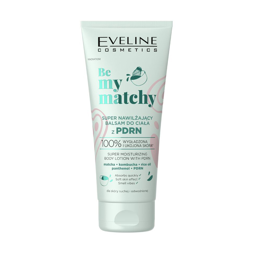 

Суперзволожувальний лосьйон для тіла Eveline Cosmetics Be My Matchy Super Moisturizing Body Lotion з PDRN, 200 мл